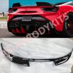 Карбоновый спойлер на крышку багажника для Ferrari 488 GTB Spider 2015-2020 Феррари