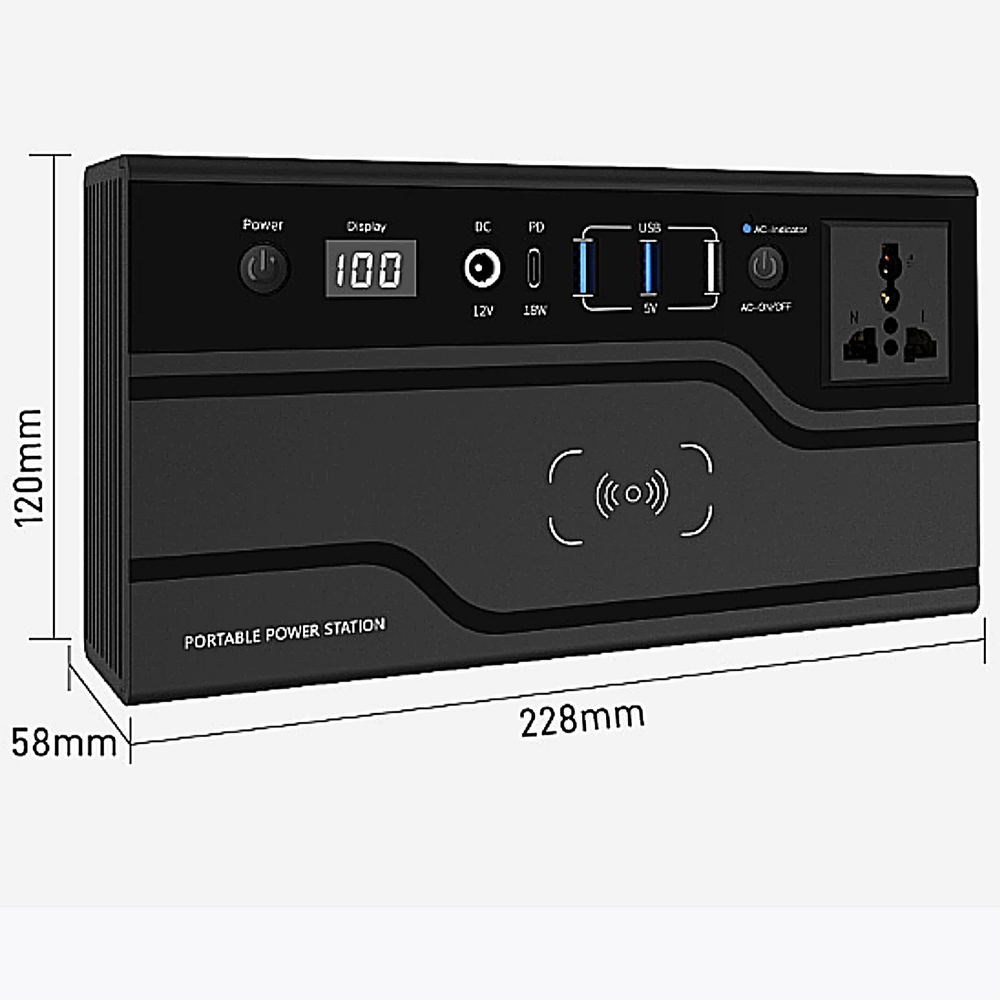 Электростанция портативная 220В 40000mAh 200W VANPA  56204-FC200-4W