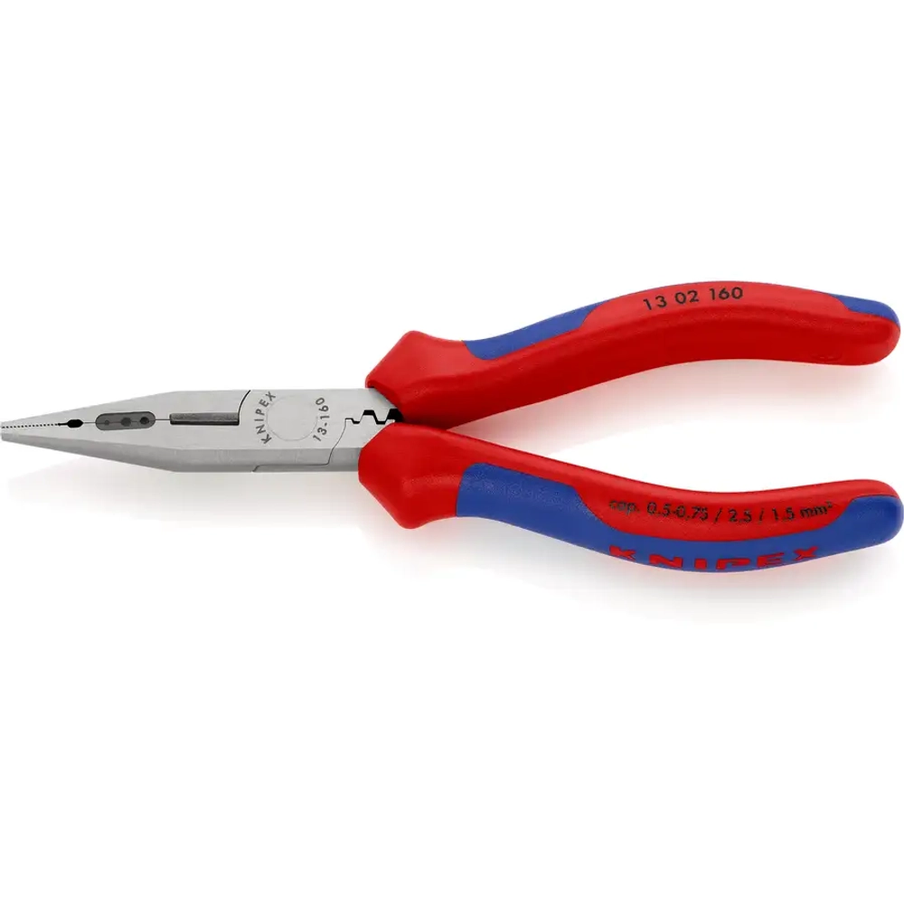 Плоскогубцы для монтажа проводов черненые 160 мм Knipex 13 02 160 SB