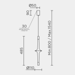 Подвесной светильник MODELUX ML.2550.1 BS