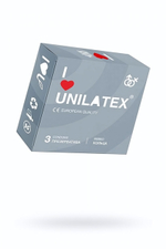 Презервативы Unilatex Ribbed ребристые №3 шт