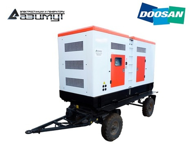 Дизельный генератор Азимут ЭД-250-Т400-1РПМ17 Doosan на шасси в капоте