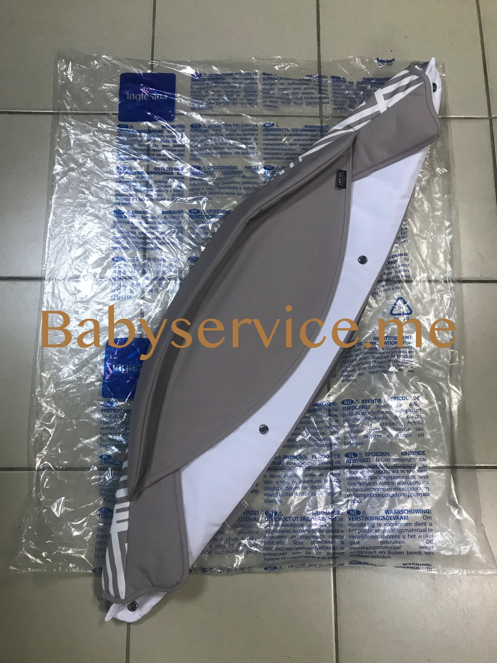 Обивка капюшона Inglesina Trilogy Sofia Optical Ecru