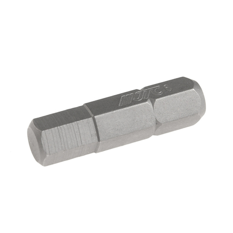 Бита HEX H6х25мм 1/4" DR 6-ти гранная S2 JTC