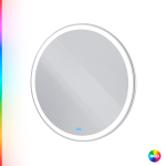 Зеркало Cezares CZR-SPC-MC-800-RGB-TCH с LED подсветкой и RGB подсветкой с сенсорным выключателем и диммером