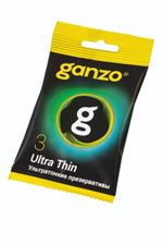 Презервативы Ganzo Ultra thine Ультра тонкие № 3 (в пакете)