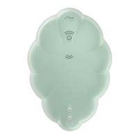 Мятный вакуум-волновой клиторальный вибростимулятор 9см Satisfyer Cloud Dancer 4049694