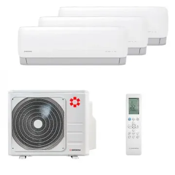 Мультисплит система на 3 комнаты Kentatsu KMGA26HZRN1 x 3 / K3MRB60HZRN1