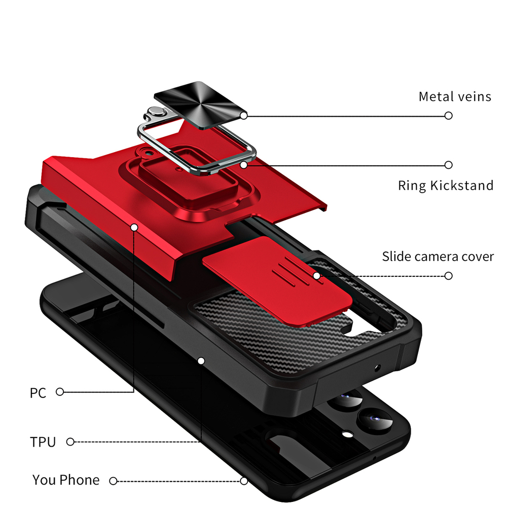 Противоударный чехол Сard Reader Case для Samsung Galaxy S24