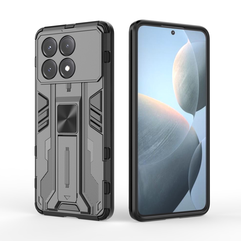 Противоударный чехол с подставкой Transformer для Poco X6 Pro