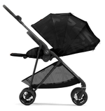 Коляска 2 в 1 Cybex Melio Street Real Black с дождевиком