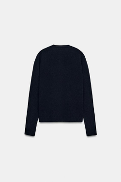 ZARA КАРДИГАН ИЗ 100% ШЕРСТИ, МОРСКОЙ СИНИЙ