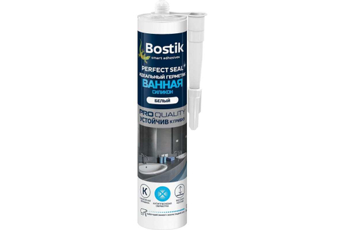 Герметик силиконовый для ванной Bostik Perfect Seal белый 280 мл