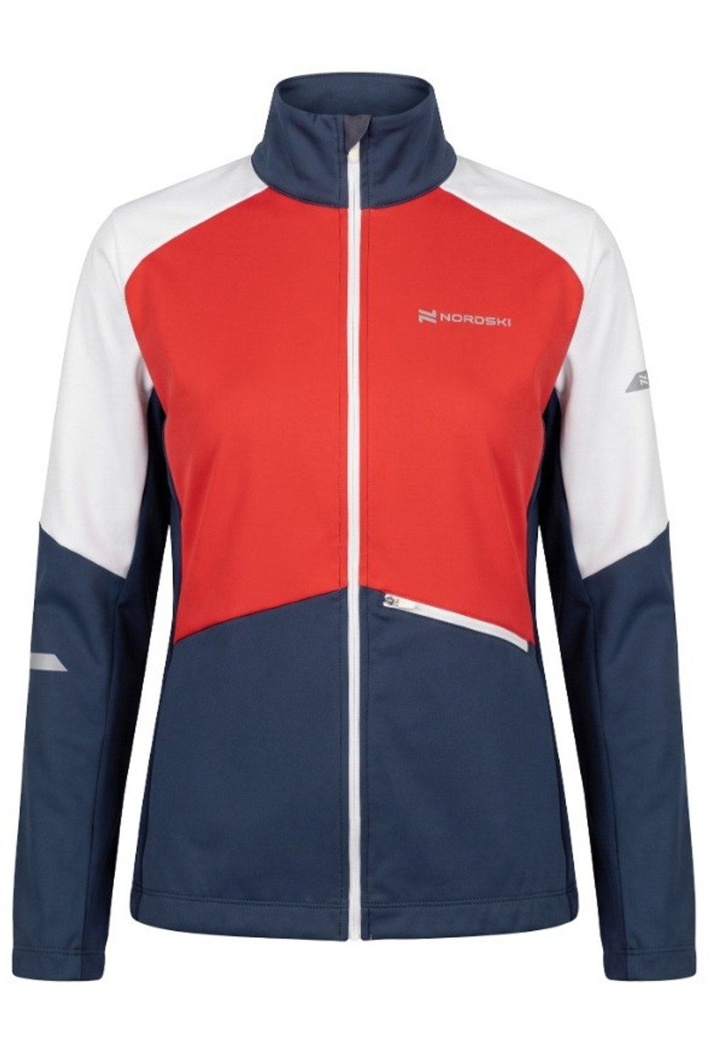 Тренировочная куртка NORDSKI PRO 2.0 White/Blue/Red женская