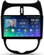 Магнитола для Peugeot 206 1998-2012 - Teyes CC2 PLUS монитор 9" QLED, Android 10, Быстрая, SIM-слот