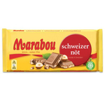 Marabou Шоколад Schweizernt с дроблённым фундуком 200 г (из Финляндии)