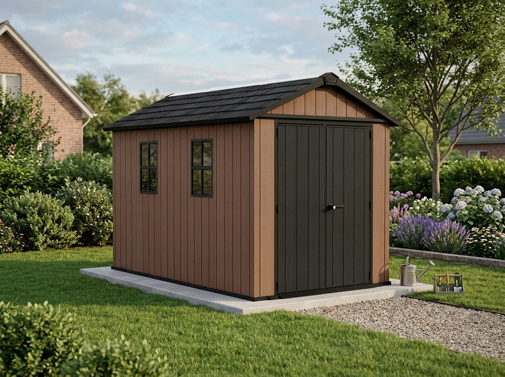 Пластиковый хозблок Keter Newton Plus 1175 brown