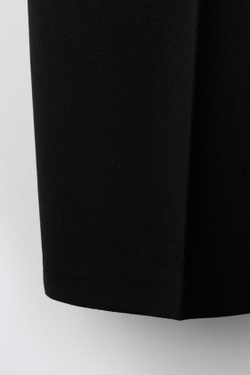 ZARA БРЮКИ WIDE LEG С ДВОЙНЫМ ПОЯСОМ, ЧЕРНЫЙ
