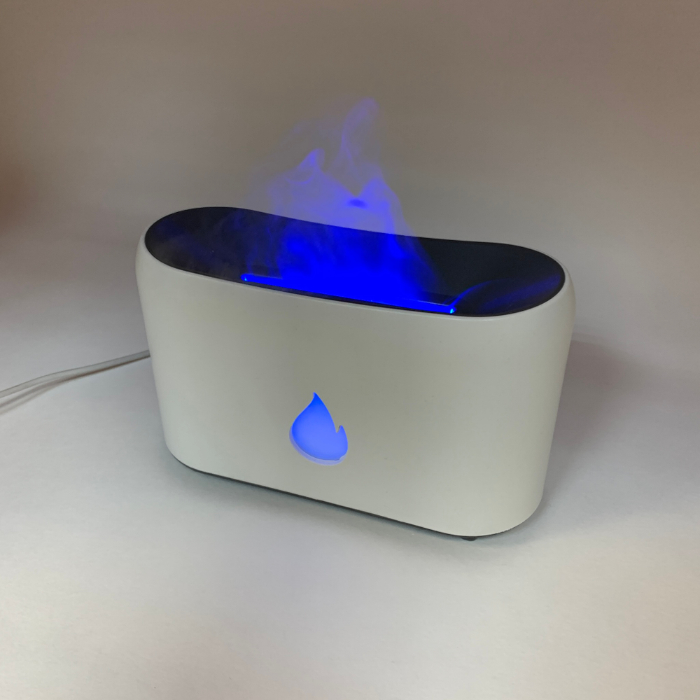 Аромадиффузор ультразвуковой Flame White с эффектом пламени
