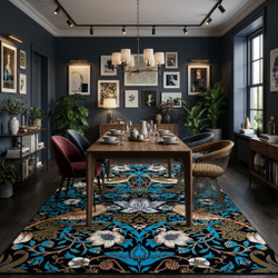 Ковер ISFAHAN 9209-VM18 DARK BLUE / MAVI Прямоугольник