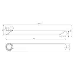 Излив 250мм LM9471C
