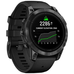 Умные часы Garmin Epix Pro (Gen 2) Standard Edition 47 мм, серый, черный ремешок