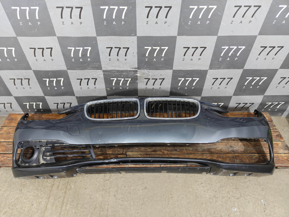 Бампер передний + решетка радиатора BMW 3-Series (F30) 15-20 Б/У Оригинал 51117445093