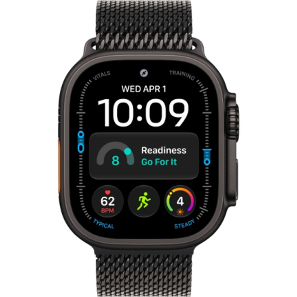 Apple Watch Ultra 4 (2026) 49mm Black Titanium Case / Milanese Loop