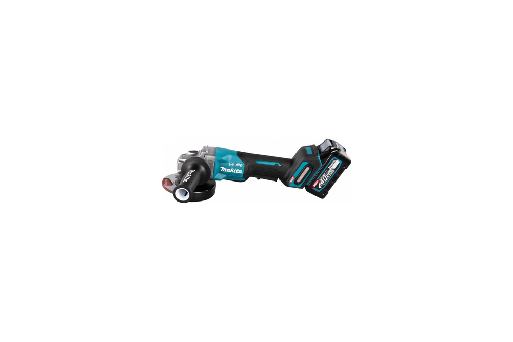 Машина шлифовальная угловая Makita аккум. XGT BL 40В, 125 мм, с комплектом аккум. 1x4Ач BL4040F, зарядным устройством DC40RA, Makpac 4 GA013GU101