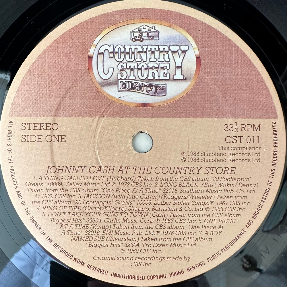 Johnny Cash - At The Country Store (Англия 1985г.)