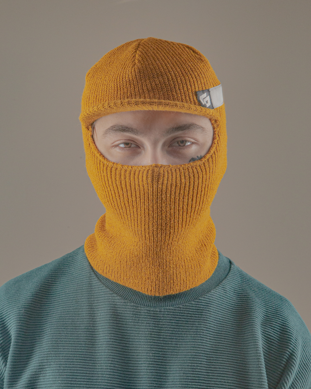 Шапка Fisherman Balaklava GO горчичный