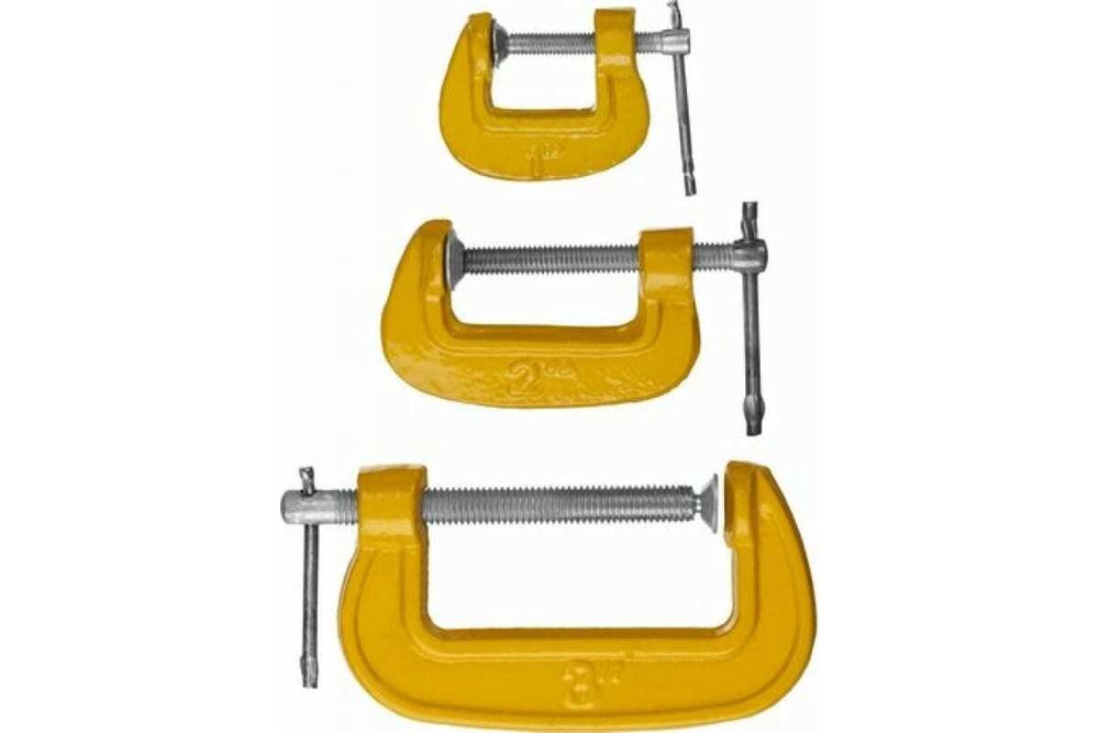 Набор струбцин Stayer SG-3 тип G 25-50-75 мм, 3212-H3_z03