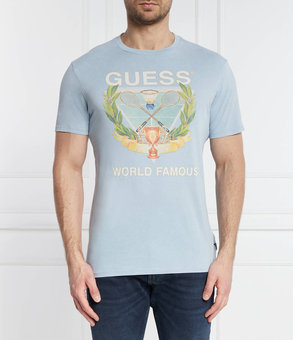 Футболка GUESS - голубой(M4GI60 K9RM1)