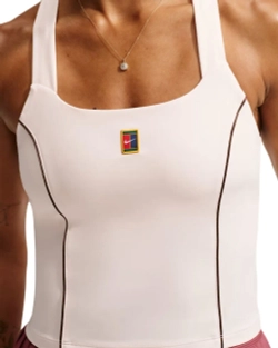 Топ теннисный Nike Court Dri-Fit Tank - chalk