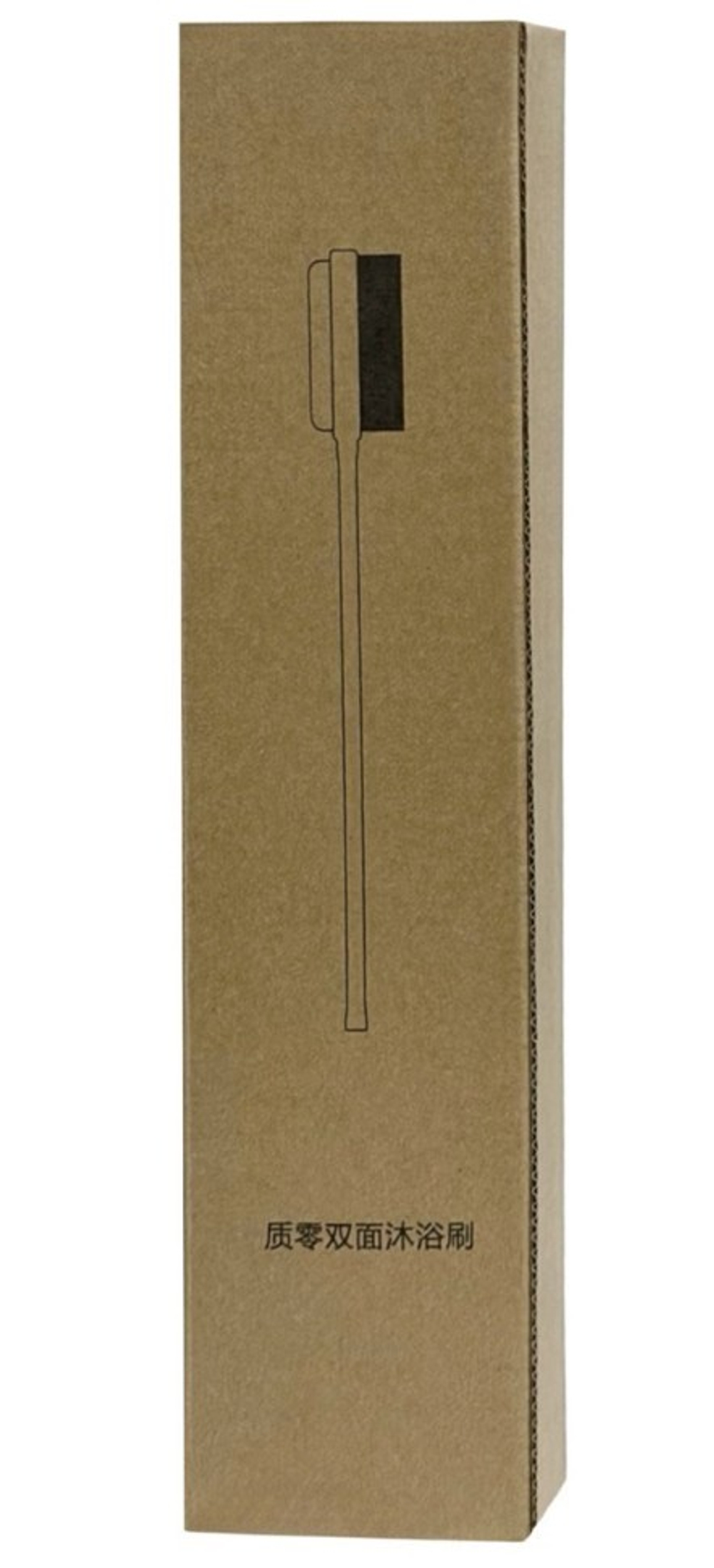 Щетка для душа Xiaomi Qualitell Double Sided Shower Brush с пемзой для пяток белая