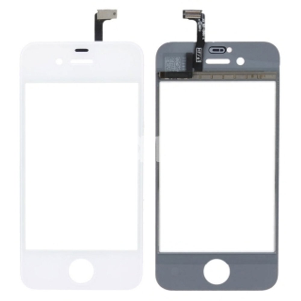 Сенсорное стекло, лицевое стекло iPhone 4/4S черное, белое