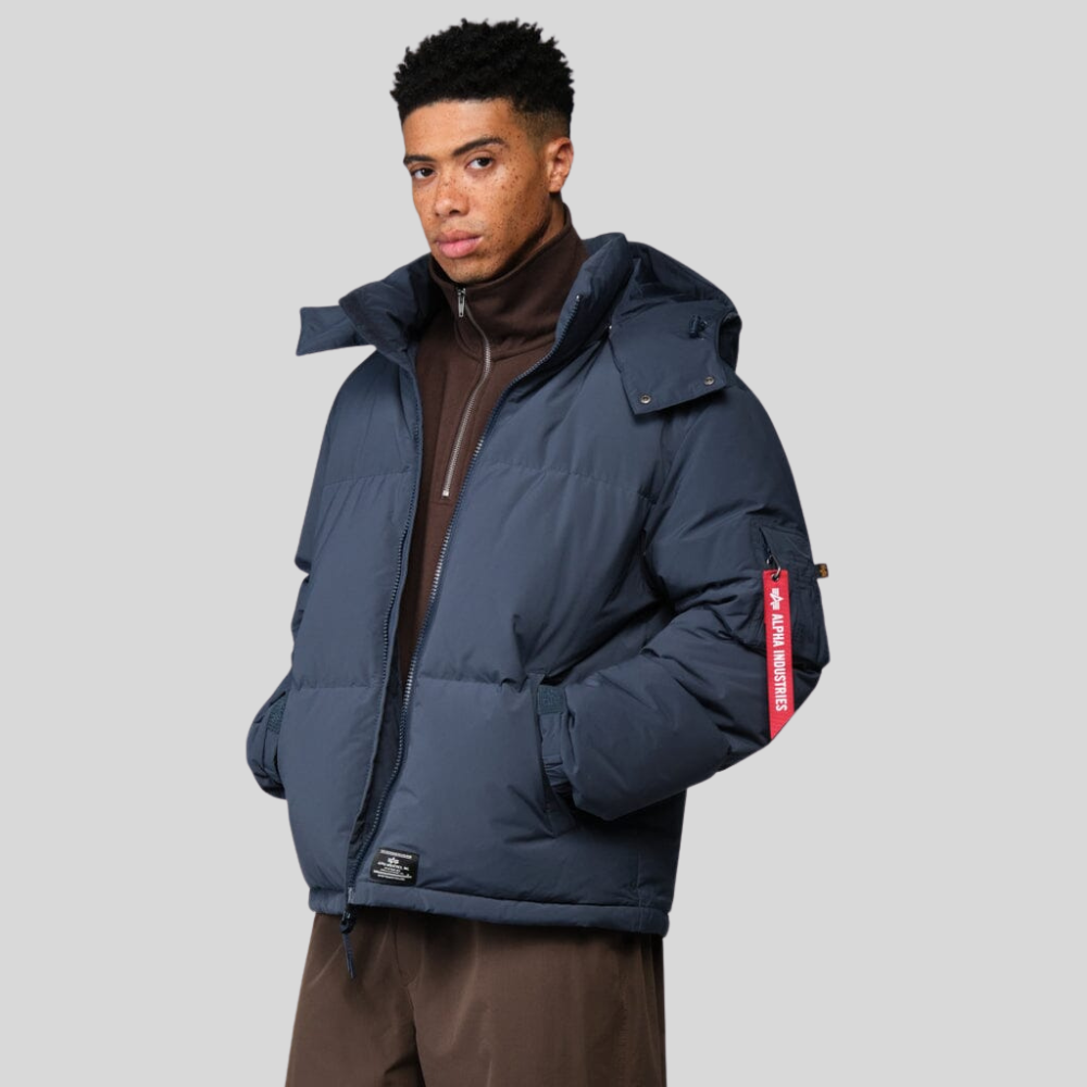 Парка Alpha Industries Hamilton Relaxed Fit Puffer Replica Blue (Синий)