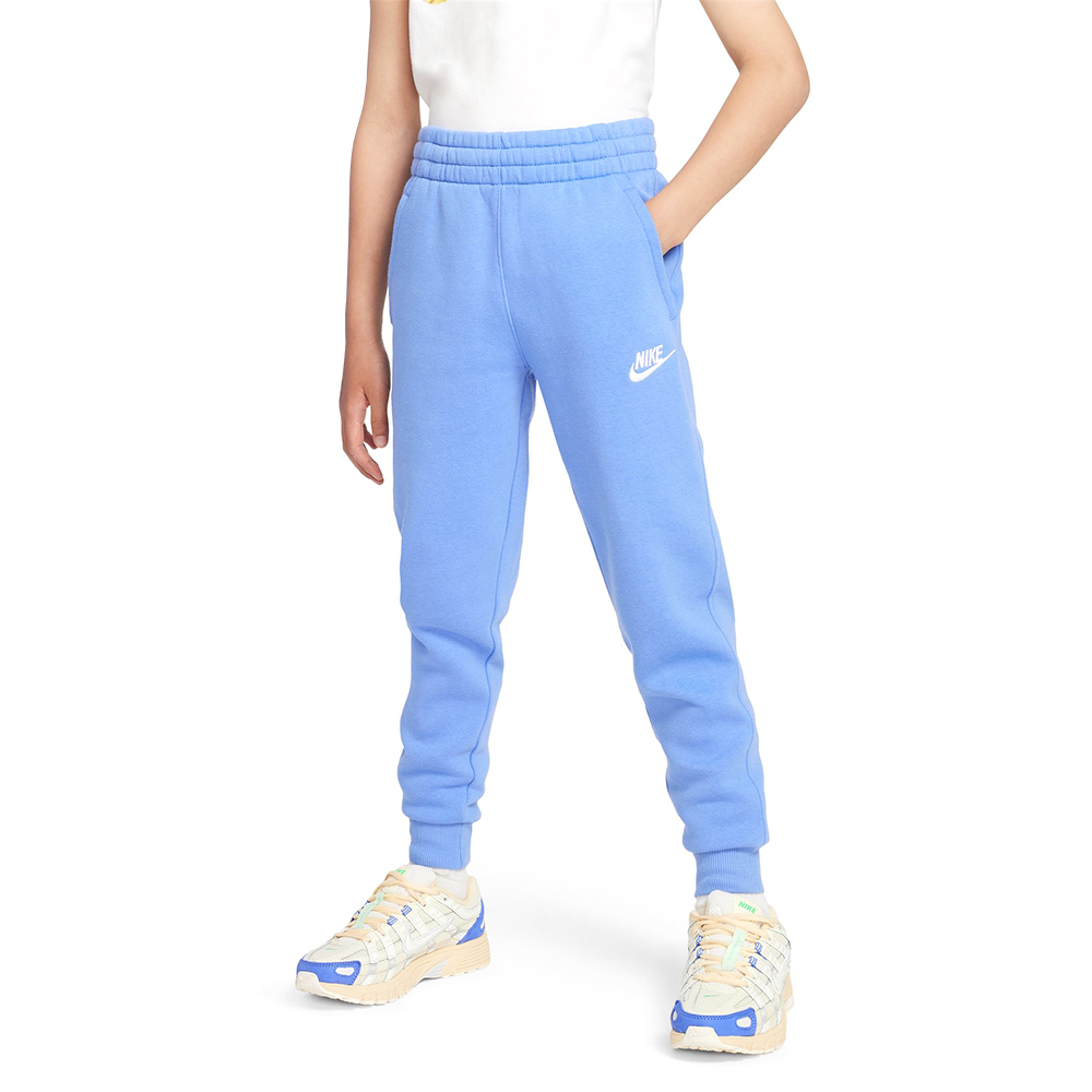 Штаны для девочки теннисные Nike Club Fleece Jogger - polar/white