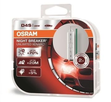 D4S Xenarc Night Breaker Unlimited Ксеноновая лампа OSRAM (артикул 66440XNB-HCB) (2 лампы в упаковке)