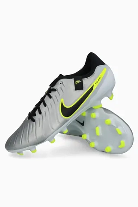 Бутсы Nike Tiempo Legend 10 Academy FG/MG - серебряный