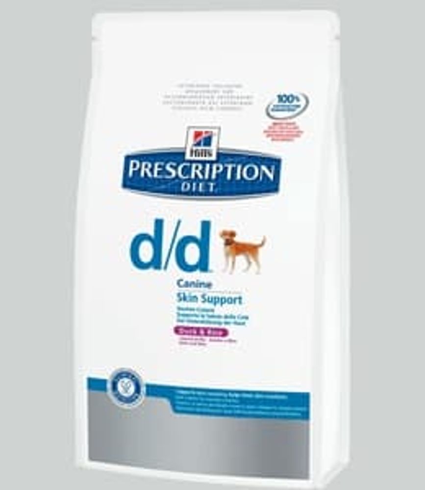*Hill's PD d/d Food Sensitivities 2кг диет.корм для собак с уткой при пищ. аллергии (Уценка)