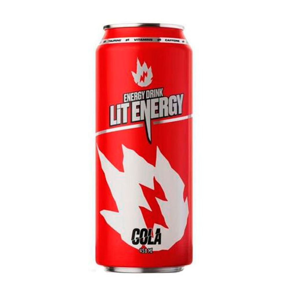 Напиток энергетический LIT ENERGY кола 450 мл