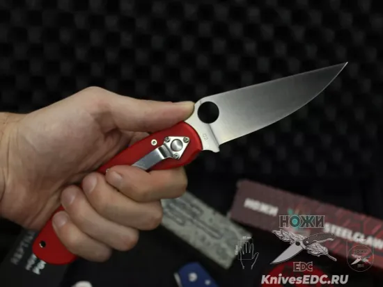 Складной нож Steelclaw Боец-3, красная рукоять  G10 - сталь D2
