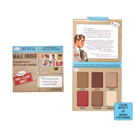 Палетка теней The Balm Male Order Eyeshadow Palette First Class Male