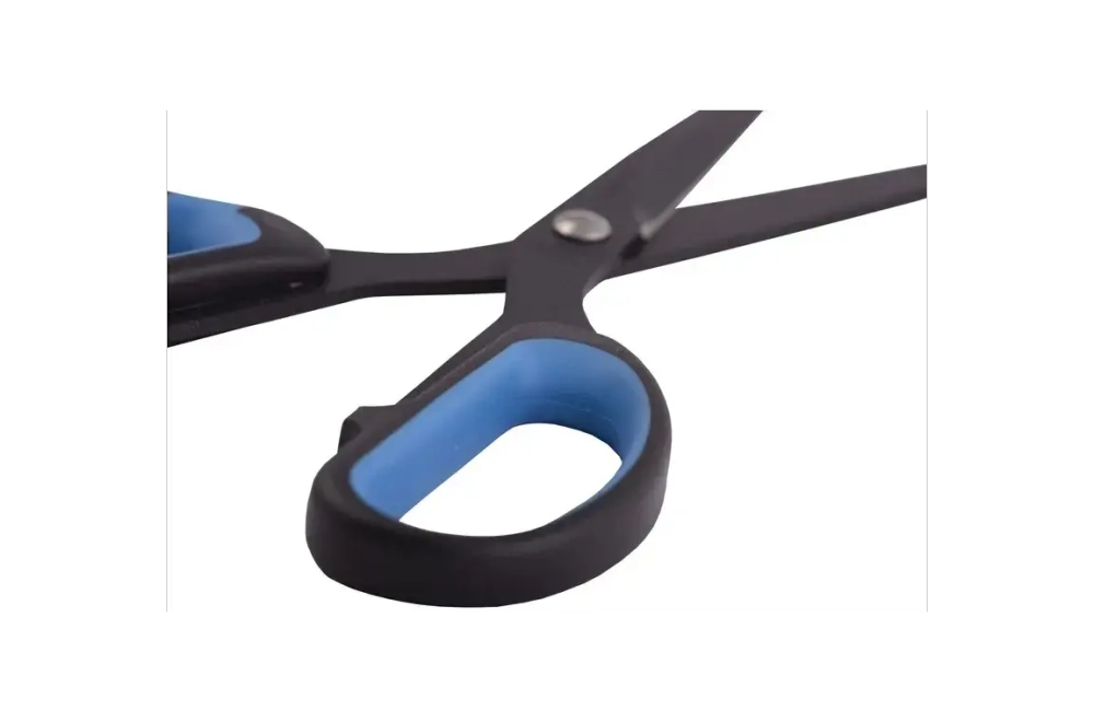Ножницы 25,4 см с покрытием non-stick лезвий, пластиковые ручки с мягкими вставками, Lamark SC0179
