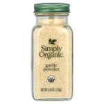 Simply Organic, чесночный порошок, 103 г (3,64 унции)