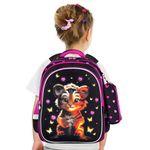 Рюкзак BRAUBERG KIDS MIND с пеналом в комплекте, 2 отделения, "Tiger Cub", 40х28х18 см, 273175