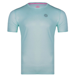 Мужское теннисное поло BIDI BADU Falou Tech T-Shirt Men - Mint, Grey