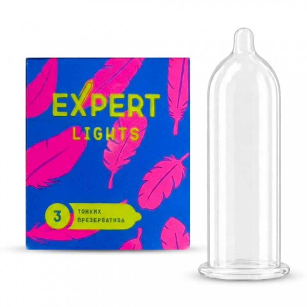 Презервативы EXPERT LIGHTS № 3 (ультратонкие), 3 шт.