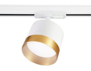 Трековый однофазный светильник со сменной лампой 1*GX53 GL5361 WH WH/GD белый/золото Track System Ambrella